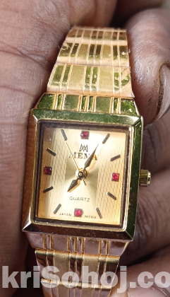 Mema gold plated watch